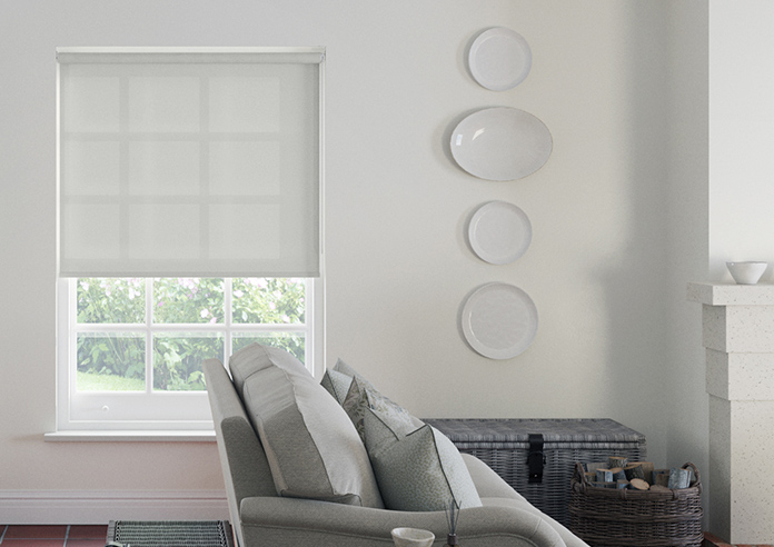 Roma, Cirrus Grey - Twist&Fit Roller Blind - Image 3